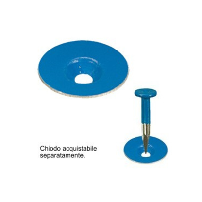 Confezione 100pz rondelline per chiodino topografico 25 / 30mm