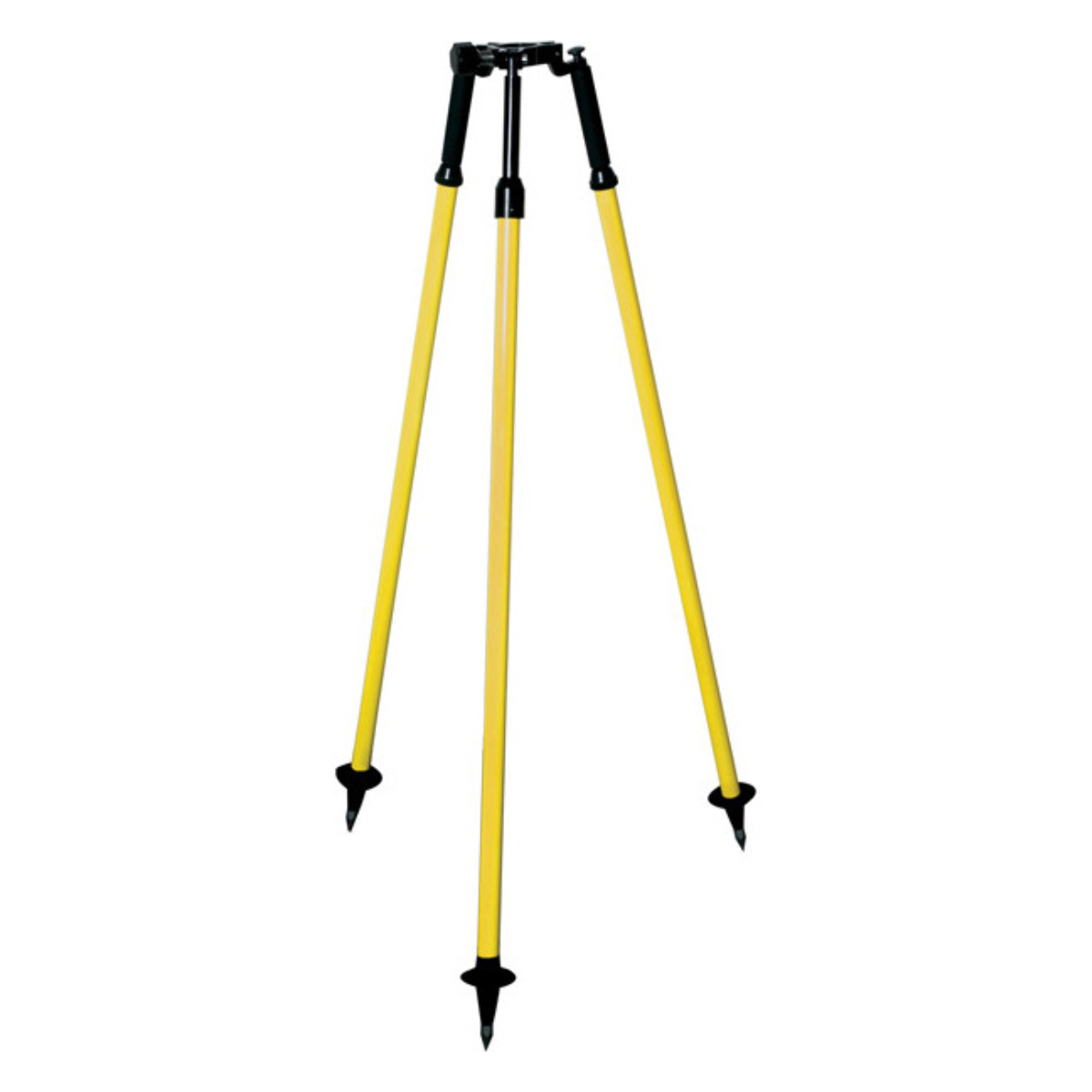 Tripode reggi palina in alluminio, verniciato giallo