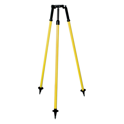 Tripode reggi palina in alluminio, verniciato giallo