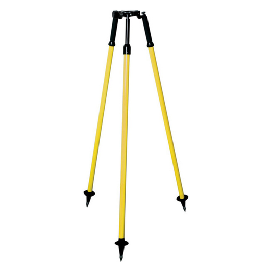 Tripode reggi palina in alluminio, verniciato giallo