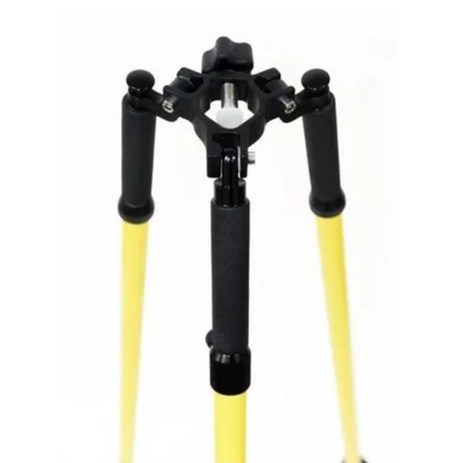 Tripode reggi palina in alluminio, verniciato giallo