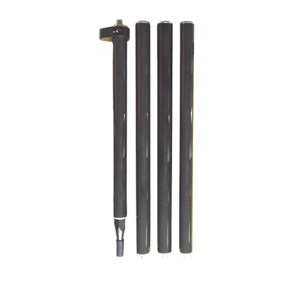 Palina da 2mt in carbonio per GPS GNSS, 4pz avvitabili, con attacco 5/8″