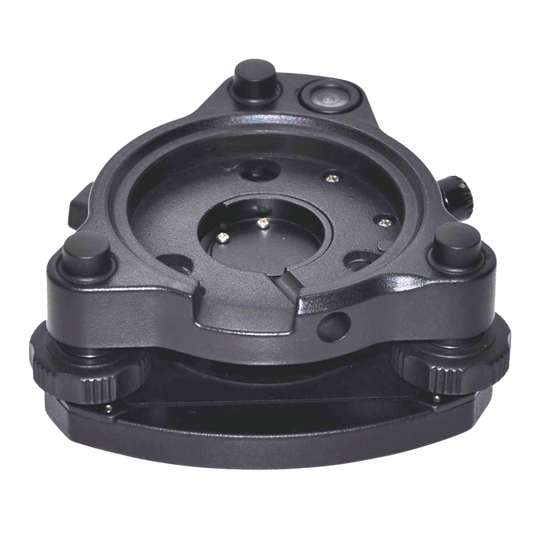Tricuspide di precisione, con piombo ottico, colore nero (Trimble Style)